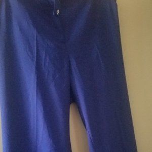Royal Blue boot leg pants sz 16